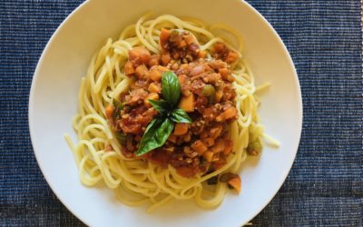 Spaghetti Bolognese vegan